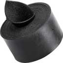 GORGECRAFT Black Leather Strap 1.5 Inch Wide 78 Inch Long Single Flat Cord Sided Lychee Pattern Leather Strips for DIY Crafts Projects Clothing Jewelry Wrapping Making Bag Furniture Handles