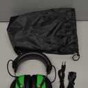 Bluetooth 6.0 Hearing Protection Headphones with 120H Working Time, 30dB SNR, Superior Stereo Sound Quality, Larger Buttons for Easy Operation, Safety Ear Muffs for Lawn Mowing, Workshops (Green)