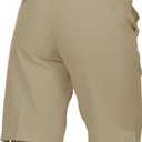 Lesmart Womens Golf Shorts Lightweight Stretch Relaxed Fit Knee Length Ladies Bermuda Shorts, Size 12