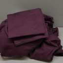 SGI bedding 32" King Split Top Flex Head Sheet 100% Egyptian Cotton Sheet Set 1000 Thread Count Flex Top Sheet for Adjustable Bed 4Pc Sheet Set 15" Deep Pocket for Sleep Number Bed - Plum