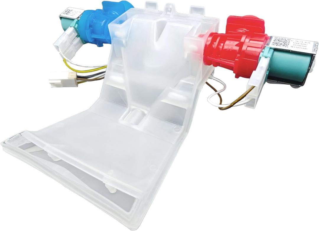 Washer Water Inlet Valve Fit for Whirlpool Maytag Kenmore Amana Crosley Inglis Admiral WTW5300VW2 MVWC500VW1 WTW5200VQ2 ATW4475VQ0 RTW4440VQ1 RTW4440XQ0 MVWC300VW1 ATW4475XQ0 ETW4400WQ1 RTW4440VQ2