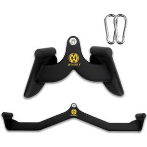 LAT Pulldown Attachment,Back Tricep Bar Strength Training,Handle Grips LAT Pull Down Bar Press Down Exercises,Cable Machine Accessories, Cable Back Attachments for Home Gym