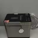 KBS Pro 710W 2LB Bread Maker, Stainless Steel 17-in-1 Smart Bread Machine with Healthy Ceramic Pan, Automatic Nut Dispenser, Tempered Glass Touch Panel, 3 Crust Colors, 15H Timer& Keep-Warm, Recipes