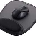 Kensington Comfort Gel Mouse Pad with Wrist Rest - Black (K62386AM)