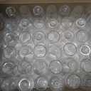 DECADORN Clear Stemless Champagne Flutes Plastic 48 Pack, Made in USA, 9oz Plastic Champagne Glasses - Durable and Sturdy Mimosa Glasses For Parties - Shatterproof, Recyclable, BPA-Free, Smooth Rims
