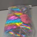 ZYBOUTIC Little Girls Sequin Jackets Kids Sparkle Jacket Zip Up Outwear Toddler Boys Glitter Sleeve Shiny Metallic Coat Birthday Cloth Christmas Rainbow HP 6 Years