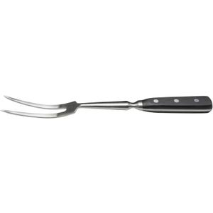 Winco Forged POM Handle Cook's Fork, 12", Metal