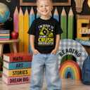 Toddler Kindergarten Vibes T-Shirt First Day of School Kindergarten Shirt Funny Boys Girls Short Sleeve Tee Cotton 3T-7Y