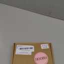 HOOJIH Clip in Ponytail Extension, Ponytail Extension 18 Inch Hair Ponytail Extension Wavy Ponytail Fluffy Clip on Ponytail Synthetic Ponytail Hair Pieces for Women -Light Brown with Golden Ends