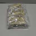 Syhood 6 Pcs Glitter Starburst Star New Year Ornaments 8 Inch Exploding Glitter Starburst Bethlehem Star Hanging Tree Ornaments Tabletop 3D Decor New Year Holiday Party (Gold, Stylish)