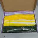 400 Pcs Pipe Cleaners Craft,6 Assorted Colors Pipe Cleaners Bulk, Chenille Stems for DIY Flower Making Kit with Floral Wires, Gardening Tape,Stamen& Ribbon (Yellow)