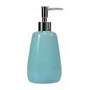 Ceramic Soap Dispenser for Bathroom Kitchen Shower Decorative Modern Minimalist Refillable Hand Lotion Pump Bottle for Liquid Soap Shampoo Lotions Turquoise