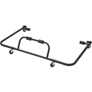 HT200 Surco Hard Top Storage Carrier / Rack - Compatible with 1976 and Newer Jeep CJ-7 and Wrangler YJ, TJ, JK, JL Hard Tops; Black Powder Coat Finish; Made in USA