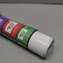 RENLITONG White Iron on Vinyl 12Inch by 50ft Roll HTV Heat Transfer Vinyl for T-Shirt HTV Rolls for All Cutter Machine - Easy to Cut & Weed for Heat Transfer Design