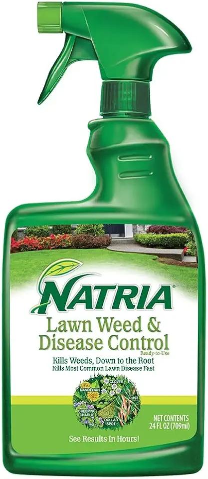 NATRIA Lawn Weed and Disease Control, Ready-to-Use, 24 oz, 1,875 SQ FT 2 Pack