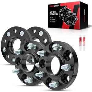 Torchbeam 5x4.5 Hub Centric Wheel Spacers 20mm with M12x1.5 Thread Pitch, 64.1mm Hub Bore, 4Pcs Adapters for Accord, CR-V, Pilot, Odyssey, Element, TSX, TL, RDX, RSX, Accord Crosstour