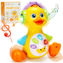 Tsomtto Baby Musical Light Up Duck Toy, Baby Toys 036912 Months Dancing Crawling Tummy Time Toys, Newborn Infant Learning Toy Gifts for 0 3 4 5 6 7 8 Month Old Baby Boys Girls