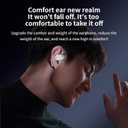 AI Translation Earbuds Real time, 144 Languages Translation Earbuds, Translator Device for Travel Business Learning, Black with Free APP for iOS and Android, 3-in-1 Translation Headphones.