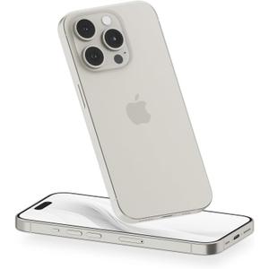 PEEL Super Thin Case for iPhone 15 Pro (Clear Hard)  Sleek Minimalist Design, Branding Free, Ultra Slim  Protects & Showcases Your Device
