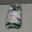 Club Chair Slipcover Printed 2 Piece Round Barrel Chair Cover Tub Armchair Covers with Elastic Bottom Chair Coverings Furniture Protector for Bar Counter (Lily Flower+gray Texture)