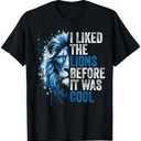 I Liked The Lions Before It was Cool T-Shirt, Dark Blue, Large