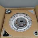 36" Fandelier, Crystal Ceiling Fan with Lights and Remote, Invisible Retractable Dimmable Chandelier Fan, 6-Speed Reversible Timer Ceiling Fan Light Kit for Bedroom Living Room Dining Room-Chrome