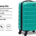 Wrangler 22" Hardside Spinner Carry-On Luggage, Teal