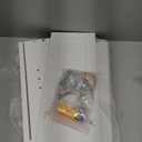 ChooChoo Small Bathroom Storage Cabinet, 7.1“W * 7.9”D Corner Floor Cabinet with Door and Adjustable Shelf, Narrow Toilet Paper Cabinets, Slim Bathroom Organizers for Small Spaces and Bathroom, White