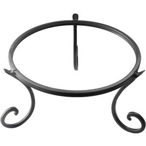 Metal Gazing Ball Stand for 10 Or 12 Inch Balls, Low Short Wrought Iron Gazing Globe Display Stand Garden Sphere Holder, Fade and Weather Resistant Outdoor Decoration for Homes, Yards and Gardens