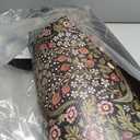 Collive Kitchen Mats for Floor 2PCS, Cushioned Anti Fatigue Mat Non Slip Waterproof Kitchens Sink Rug, Vintage Spring Floral Rugs Comfort Standing Mat for Laundry, Desk, Bar, Office, Black Size: 17.3"x47"+17.3"x29"