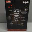 JAKI Black Cat Swing Clock Building Blocks Set,Cat Clock with Moving Eyes and Tail, Battery Operated Wall Clock,Home Decoration and Collectible for Adults & Kids 12+