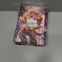 Trading Card Albums with Zipper - 4 Pocket Double Sided Collection Binder for 400 Cards, Durable Scratch-Resistant PU Cover, 3 Ring Trading Card Sleeves, Portable Organizer for MTG & Game Card (Gold) Pack of 2