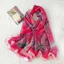 Shawl Wraps for Women Lightweight Hijab Large Beach Scarf Pashmina Silky Satin Headscarf Long Sunscreen Scarves