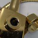 Kingston Brass KS1242AXBS Heritage Bridge Kitchen Faucet, Polished Brass, 8.5 x 8.13 x 2.25