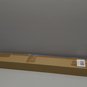 Hermosa 26 in. to 48 in. Adjustable 5/8 in. Single Curtain Rod in Walnut with Finials