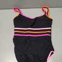 popvil Women's One Piece Swimsuits Tummy Control -Slimming Bathing Suit Neon 1 Piece Beach Outfit Sexy Sport Swim Suits, Large