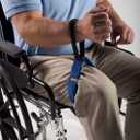 Patient Aid Thigh Lifter Strap, Leg Lift Assist Band with Padded Thigh Lifting Strap for Lifting, Movement, Transfer - Mobility Device for Disabled, Elderly, Limited Mobility, After Surgery Bed Rest