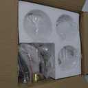 3-Globe Gold Semi Flush Mount Ceiling Light in a Modern Farmhouse Design is Ideal for Living Rooms, Bedrooms, or Dining Rooms. Model:CKCL4845-3W-PG