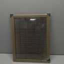 Fits 12x16 and 16x12 Duct Opening | Return Air Floor Grille by Handua | Walkable Vent Cover Grill for Floor | Brown | Heavy Duty Fixed Blades | Outer Dimensions: 13.75"W X 17.75"H