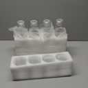 25 Oz Glass Bottles with Lids, Glass Juice Bottles, Smoothies, Water, Milks, Beverage Storage, Clear Glass Jars for Pickles, Food Storage (4 Pack)