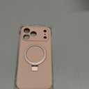 Mag-Ring Designed for iPhone 17 Pro Max Case, Liquid Silicone [Moisturizing Factor] Extreme Soft Slim Phone Case with Stand [Compatible with MagSafe] for 17 Pro Max 6.9 inch Men Women, Pink