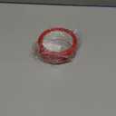 Olaismln Bag Sealing Tape, 3/8 inch x 66 yd Red Poly Tapes, Plastic Produce Bags Tape for Meat Cake Bread Icing (1Pack)