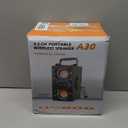 Bluetooth Speaker, 40W (60W Peak) Portable Wireless Speaker with Colorful Lights, Double Subwoofer Heavy Bass, FM Radio, MP3 Player, Bluetooth 5.0, Loud Stereo speakers for Home Outdoor Party Camping