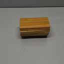 10PCS Mini Bamboo Display Trays - 7"x3.4" Small Decorative Bamboo Trays for Vanity, Plants, Candles, Keys, Soap, Jewelry, Tealight - Not for Serving Heavy Food