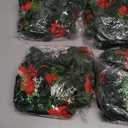 4Pcs 28Ft Red Rose Garland, Fake Flower Vines, Artificial Vine Flowers, Rose Hanging Garland for Party Wedding, Garden, Room Table, Christmas, Backdrop Wall Arch Decor