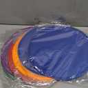 PATIKIL 10 Inch Foldable Flying Disc, 36 Pack Folding Pocket Colorful Flying Disc Bulk Set for Beach Lawn Park Camping Game, 12 Colors