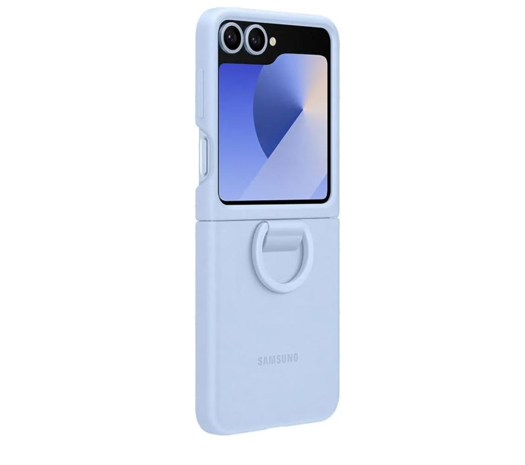 Samsung Galaxy Official Silicone Case with Ring for Galaxy Z Flip6, Blue