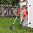 BLACK+DECKER 20V MAX* POWERCONNECT 10 in. 2in1 Cordless String Trimmer/Edger + Sweeper Combo Kit (LCC222)