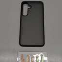 TORRAS Guardian Shockproof for Samsung Galaxy S25 Plus Case, 12FT Military-Grade Protection, Slim Case for Samsung S25 Plus case, Matte Translucent Black, Thin, 6.7''