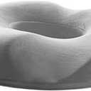 Bottom dr Donut Pillow for Men's and Women's Ultimate Comfort (Grey)